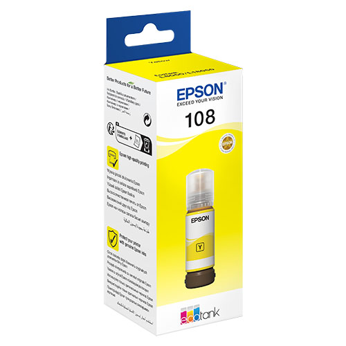 Epson 108 EcoTank Yellow