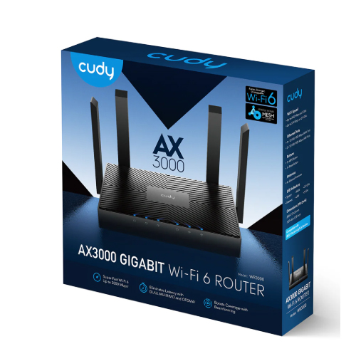 Cudy WR3000 Wi Fi 6 Router