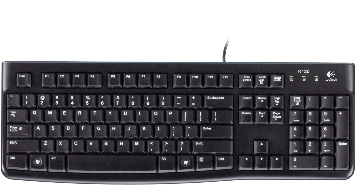 Logitech K120 keyboard