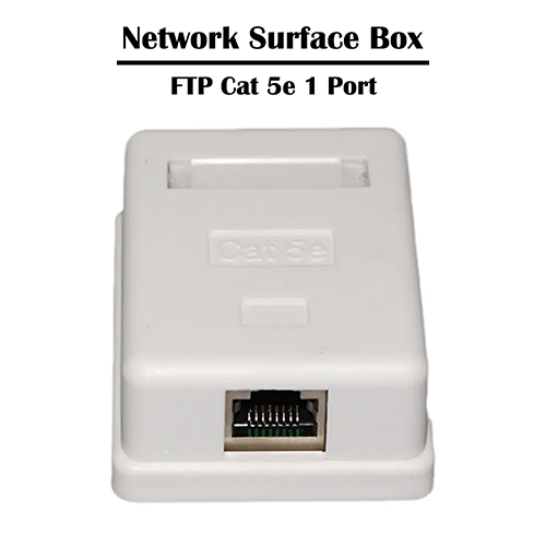 Bajeal Mount Box 1Port RJ45 Cat5e Shielded