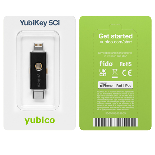 Yubico USB-C  Lightning YubiKey 5Ci Security Key