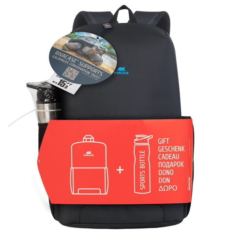 Rivacase 15.6" 8068 backpack +Sports bottle