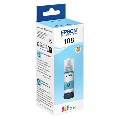 Epson 108 EcoTank Light Cyan