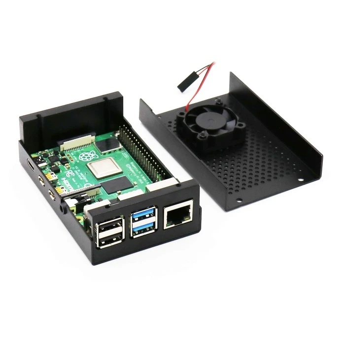 Aluminum Case for Raspberry Pi 4  with Cooler