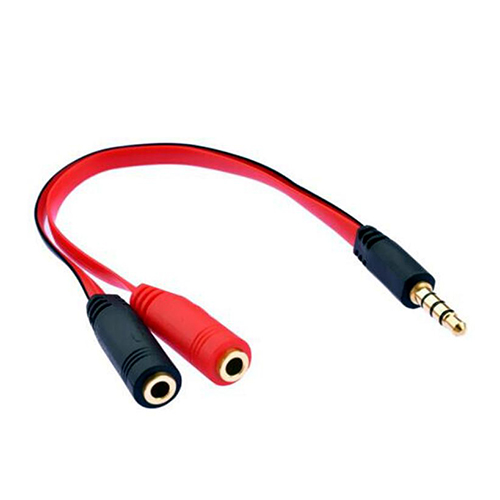 Bajeal 3.5mm Male To 2 Female Earphone Splitter