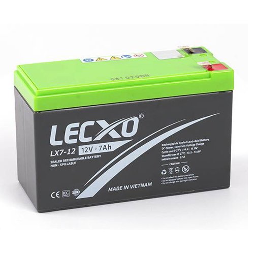 LECXO LX7-12 Battery 12V 7AH