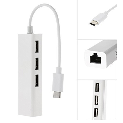 Bajeal Type-C to RJ45 with 3xUSB2.0 HUB