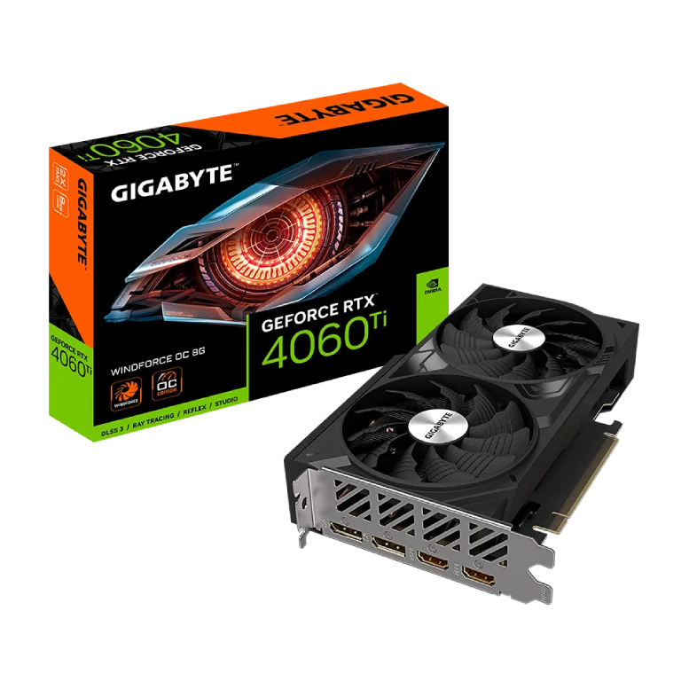 GIGABYTE WINDFORCE GEFORCE RTX 4060 Ti OC 8GB GDDR6