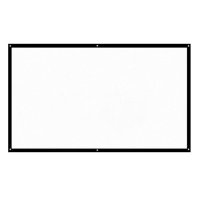 Projector Movies Screen 150" White