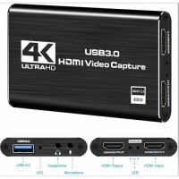 Bajeal 4K 60Hz HDMI to USB 3.0 1080P Video Capture