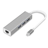 Bajeal Type-C to RJ45 with 3x USB3.0 hub