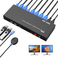 MT-Viki HDMI KVM Switch 4k 60hz 4port DUAL monitor/MT-HK421