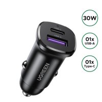 UGREEN 25845 30W Car Charger
